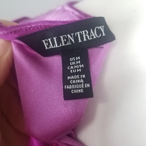 Ellen Tracy Lavender Top Sz S - Picture 5 of 7